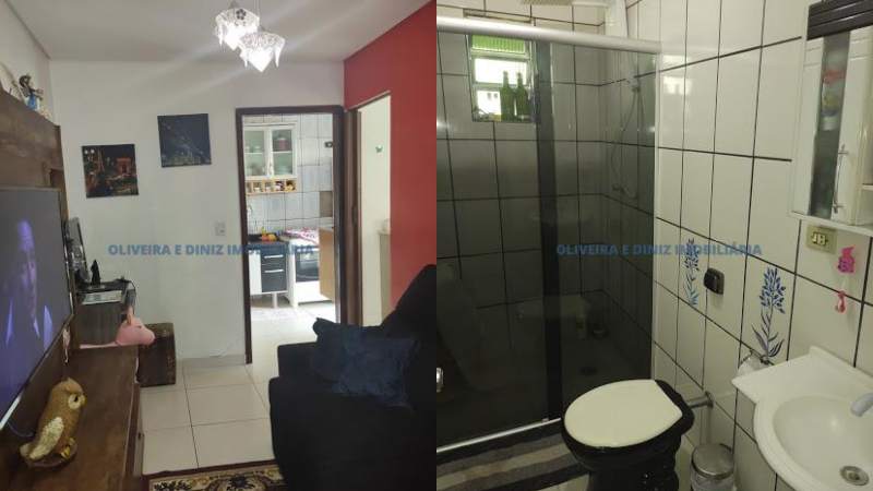 1122 - Casa com 2 Dormitorios, 1 Suite, 1 Banheiro,4 Vagas