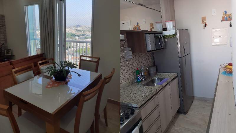 2382 Apartamento em Osasco, bairro Quitaúna, 59m², reformado