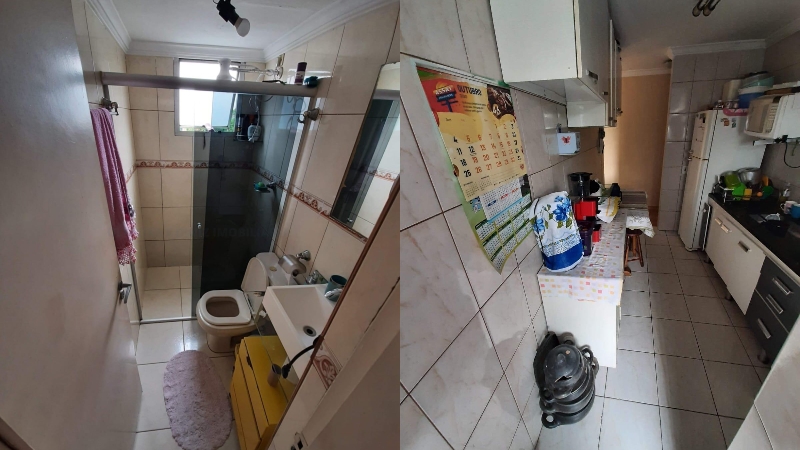 2392 Apartamento em Osasco, bairro Cidade das Flores, 58m²